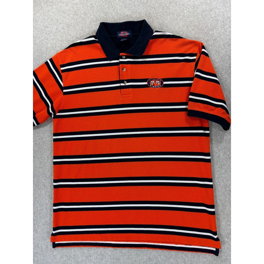 Auburn Tigers College Classics Stitched S/S Campus Polo‎ Shirt (Men's Large)